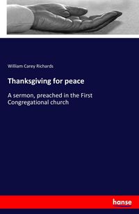 Produktbild: Thanksgiving for peace