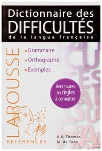 Produktbild: Larousse Dictionnaire des difficult&eacute;s de la langue fran&ccedil;aise