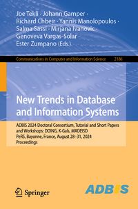 Produktbild: New Trends in Database and Information Systems