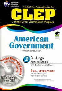 Produktbild: CLEP American Government W/CD (Rea) - The Best Test Prep for the CLEP