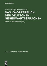 Produktbild: Das &raquo;W&ouml;rterbuch der deutschen Gegenwartssprache&laquo;