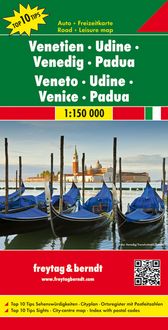 Produktbild: Freytag & berndt Stra&szlig;enkarte Venetien - Udine - Venedig - Padua 1:150.000