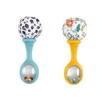 Produktbild: Fisher-Price Babys Rumba-Rasseln Spielzeug, 2er-Set f&uuml;r Babys ab 3 Monaten, ko