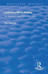 Produktbild: Lydgate's Minor Poems