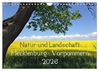 Produktbild: Natur und Landschaft Mecklenburg - Vorpommern 2026 (Wandkalender 2026 DIN A4 quer), CALVENDO Monatskalender