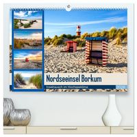 Produktbild: Nordseeinsel Borkum - Inselrausch im Hochseeklima (hochwertiger Premium Wandkalender 2026 DIN A2 quer), Kunstdruck in Hochglanz