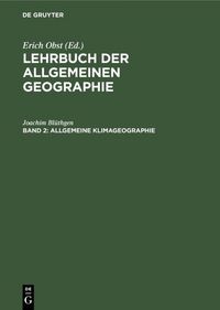 Produktbild: Allgemeine Klimageographie