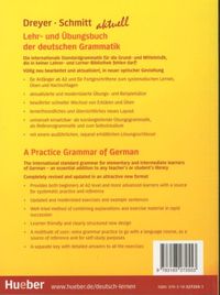 Lehr- und Übungsbuch der deutschen Grammatik - aktuell. Englische Ausgabe / Lehrbuch