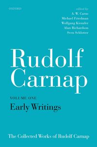 Produktbild: Rudolf Carnap: Early Writings
