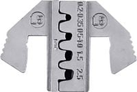 Produktbild: TOOLCRAFT TO-9627231 Crimpeinsatz MCP 2.8 Kontakt, JPT Flachkontakt, Sensorserienkontakt 0.2 bis 2.5 mm&sup2;
