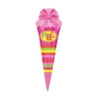 Produktbild: Folienballon Schult&uuml;te pink 35x111cm