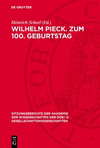 Produktbild: Wilhelm Pieck. Zum 100. Geburtstag