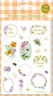 Produktbild: Stickerbogen: Sticker u. Etiketten GartenLiebe - M. Bastin