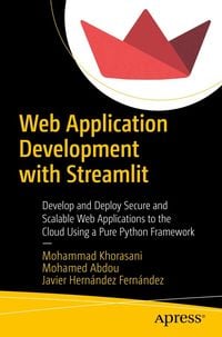 Produktbild: Web Application Development with Streamlit