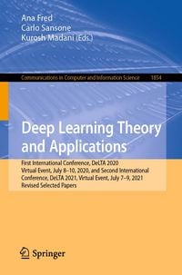 Produktbild: Deep Learning Theory and Applications