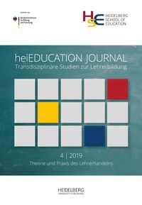 Produktbild: HeiEDUCATION JOURNAL / Theorie und Praxis des Lehrerhandelns
