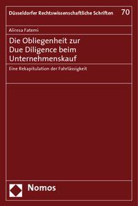Produktbild: Die Obliegenheit zur Due Diligence beim Unternehmenskauf