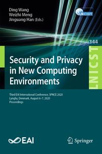 Produktbild: Security and Privacy in New Computing Environments