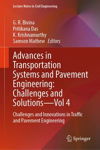 Produktbild: Advances in Transportation Systems and Pavement Engineering: Challenges and Solutions - Vol 4