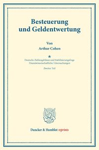 Produktbild: Besteuerung und Geldentwertung.