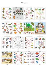 Kindergartenblock ab 4 Jahre - Verbinden, vergleichen, Fehler finden