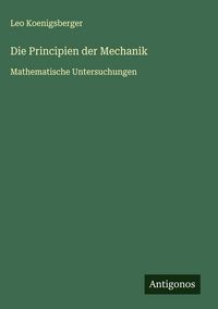 Produktbild: Die Principien der Mechanik
