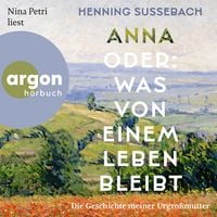 Produktbild: Anna oder: Was von einem Leben bleibt