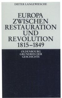 Produktbild: Europa zwischen Restauration und Revolution 1815-1849