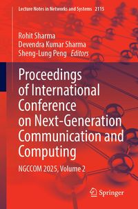 Produktbild: Proceedings of International Conference on Next-Generation Communication and Computing