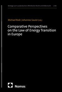 Produktbild: Comparative Perspectives on the Law of Energy Transition in Europe