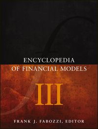 Produktbild: Encyclopedia of Financial Models, Volume III