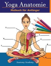 Produktbild: Yoga Anatomie Malbuch f&uuml;r Anf&auml;nger