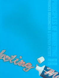 Produktbild: Brassington, F: Principles of Marketing