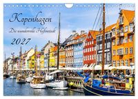 Produktbild: Kopenhagen - Die wundervolle Hafenstadt (Wandkalender 2027 DIN A4 quer), CALVENDO Monatskalender
