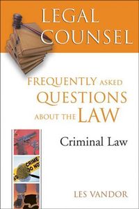 Produktbild: Legal Counsel, Book Four: Criminal Law