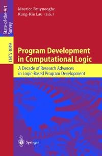 Produktbild: Program Development in Computational Logic