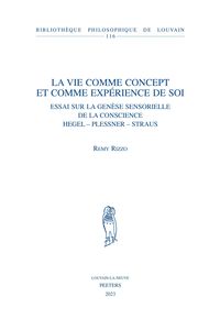 Produktbild: La vie comme concept et comme experience de soi