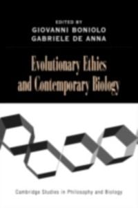 Produktbild: Evolutionary Ethics and Contemporary Biology