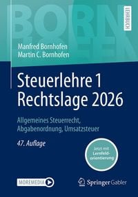 Produktbild: Steuerlehre 1 Rechtslage 2026