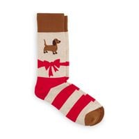 Produktbild: Socke Festtagsdackel Gr. 42-46