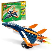 Bild vom Artikel LEGO Creator 31126 3-in-1 Überschalljet, Hubschrauber, Boot, Spielzeug vom Autor 