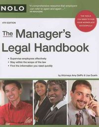 Produktbild: The Manager's Legal Handbook