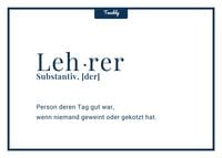 Produktbild: Teachly Postkarte, Lehrer Geweint oder ...