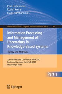 Produktbild: Information Processing and Management of Uncertainty in Knowledge-Based Systems