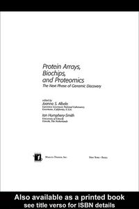 Produktbild: Protein Arrays, Biochips and Proteomics