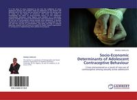 Produktbild: Socio-Economic Determinants of Adolescent Contraceptive Behaviour