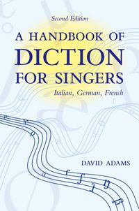 Produktbild: A Handbook of Diction for Singers