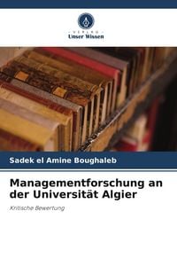 Produktbild: Managementforschung an der Universit&auml;t Algier