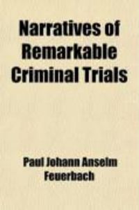 Produktbild: Narratives of Remarkable Criminal Trials