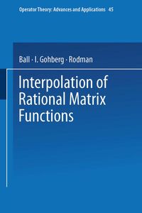 Produktbild: Interpolation of Rational Matrix Functions